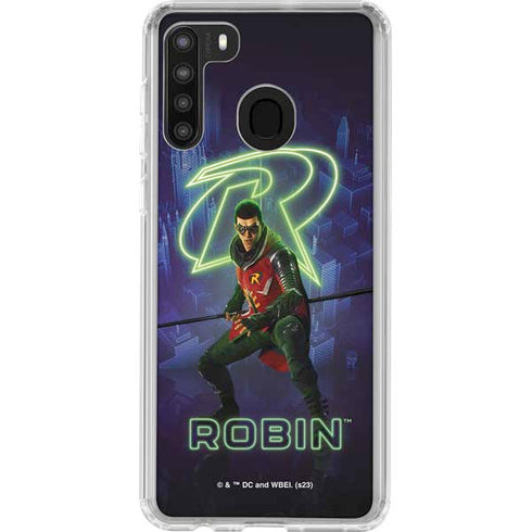 DC Comics Gotham Knights Robin Galaxy A21 Clear Case