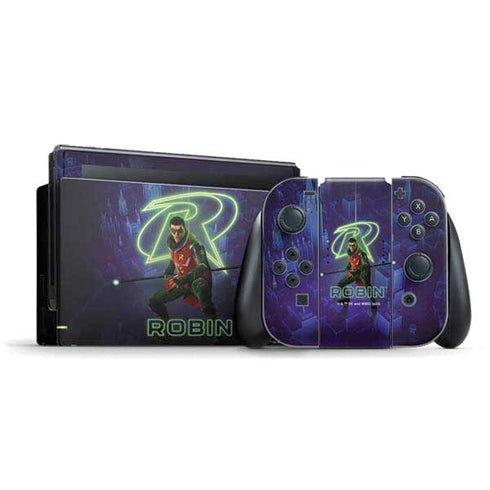 DC Comics Gotham Knights Robin Nintendo Switch Bundle Skin