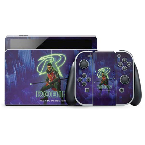 DC Comics Gotham Knights Robin Nintendo Switch OLED (2021) Skin