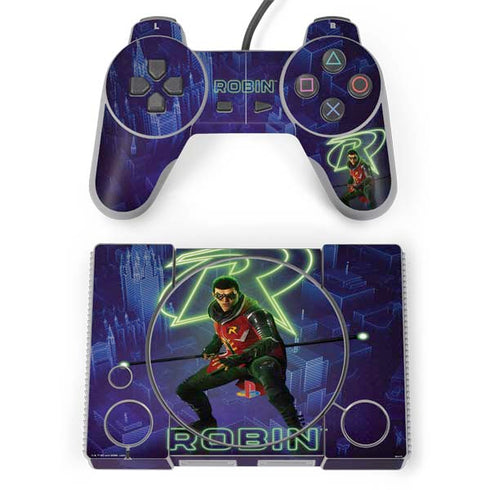 DC Comics Gotham Knights Robin PlayStation Classic Bundle Skin
