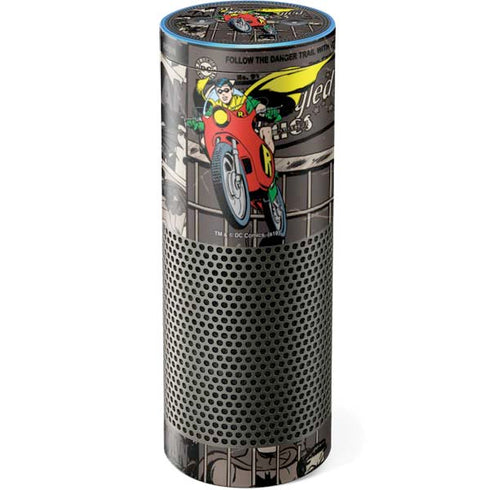 DC Comics Robin Vintage Action pose pattern Amazon Echo Skin