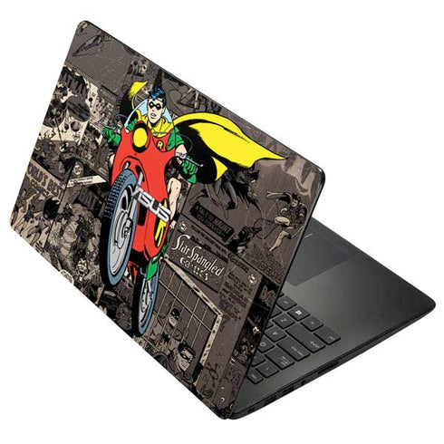 DC Comics Robin Vintage Action pose pattern Asus X502CA 15.6 Skin