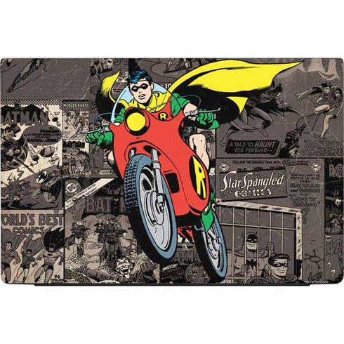 DC Comics Robin Vintage Action pose pattern Dell Vostro Skin