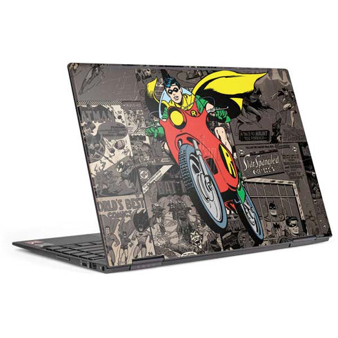 DC Comics Robin Vintage Action pose pattern HP Envy Skin