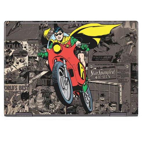 DC Comics Robin Vintage Action pose pattern HP Envy Skin
