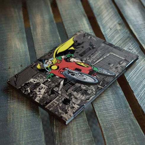 DC Comics Robin Vintage Action pose pattern HP Envy Skin