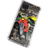 DC Comics Robin Vintage Action pose pattern Galaxy A12 Clear Case