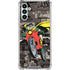 DC Comics Robin Vintage Action pose pattern Galaxy A13 5G Clear Case