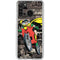 DC Comics Robin Vintage Action pose pattern Galaxy A21 Clear Case