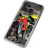 DC Comics Robin Vintage Action pose pattern Galaxy A21 Clear Case