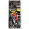DC Comics Robin Vintage Action pose pattern Galaxy A30 Clear Case