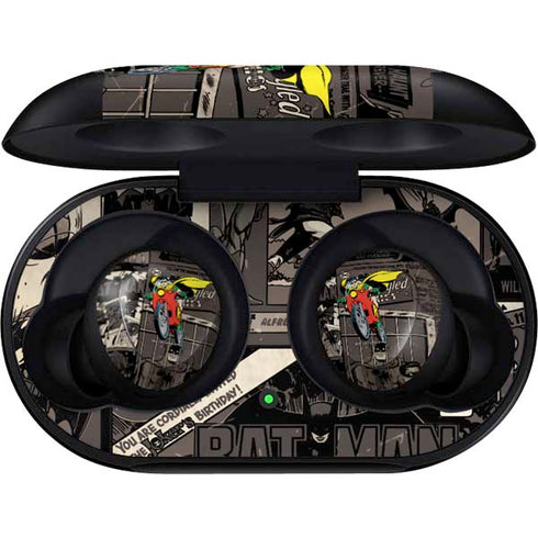 DC Comics Robin Vintage Action pose pattern Galaxy Buds Skin