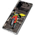 DC Comics Robin Vintage Action pose pattern Galaxy Note20 5G Clear Case