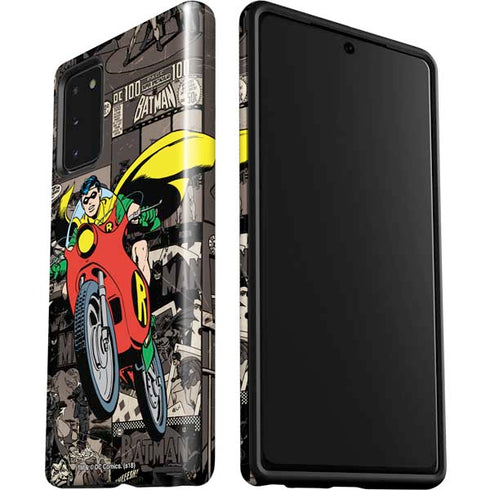 DC Comics Robin Vintage Action pose pattern Galaxy Note20 5G Pro Case