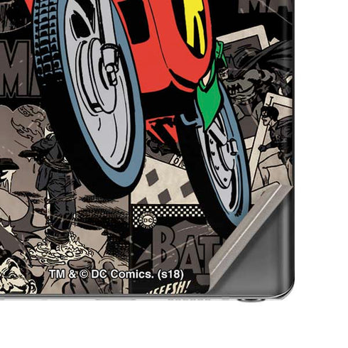 DC Comics Robin Vintage Action pose pattern Galaxy Note20 5G Skin