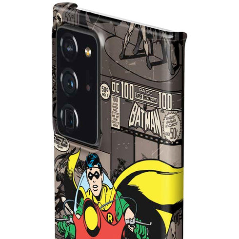 DC Comics Robin Vintage Action pose pattern Galaxy Note20 Ultra 5G Lite Case
