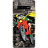 DC Comics Robin Vintage Action pose pattern Galaxy S10 Plus Skin