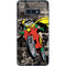 DC Comics Robin Vintage Action pose pattern Galaxy S10e Skin