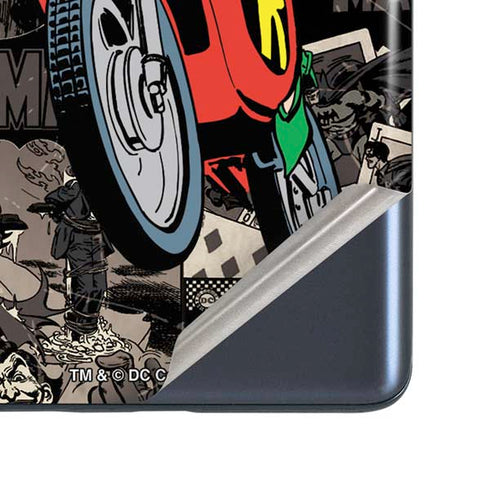 DC Comics Robin Vintage Action pose pattern Galaxy S20 Fan Edition Skin