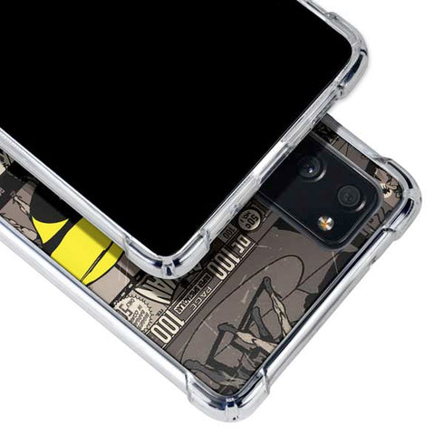 DC Comics Robin Vintage Action pose pattern Galaxy S20 FE Clear Case