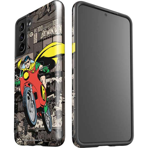 DC Comics Robin Vintage Action pose pattern Galaxy S21 5G Pro Case