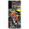DC Comics Robin Vintage Action pose pattern Galaxy S21 Plus 5G Clear Case