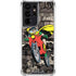 DC Comics Robin Vintage Action pose pattern Galaxy S21 Ultra 5G Clear Case