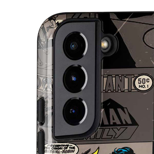 DC Comics Robin Vintage Action pose pattern Galaxy S22 Plus Pro Case