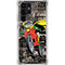DC Comics Robin Vintage Action pose pattern Galaxy S22 Ultra Clear Case