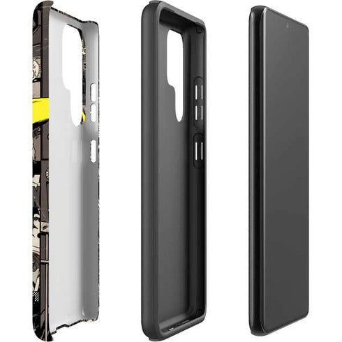 DC Comics Robin Vintage Action pose pattern Galaxy S22 Ultra Pro Case