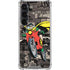 DC Comics Robin Vintage Action pose pattern Galaxy S23 Clear Case