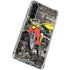 DC Comics Robin Vintage Action pose pattern Galaxy S23 Plus Clear Case