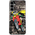 DC Comics Robin Vintage Action pose pattern Galaxy S24 Plus Clear Case