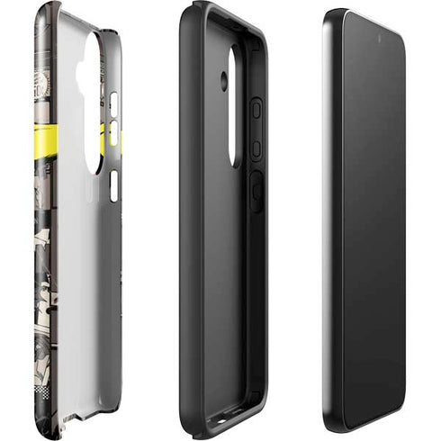 DC Comics Robin Vintage Action pose pattern Galaxy S24 Plus Impact Case