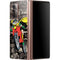 DC Comics Robin Vintage Action pose pattern Galaxy Z Fold2 5G Skin