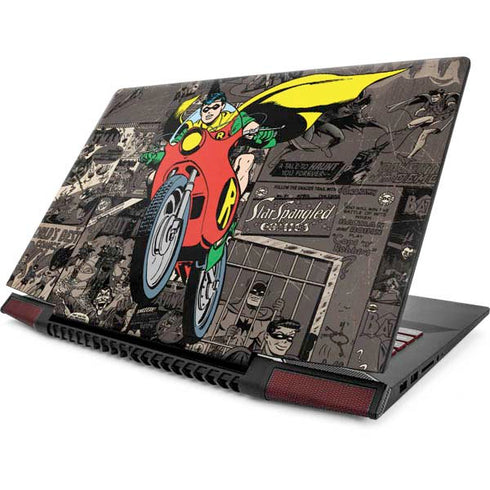 DC Comics Robin Vintage Action pose pattern Lenovo IdeaPad Skin