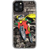 DC Comics Robin Vintage Action pose pattern iPhone 11 Pro Clear Case