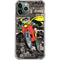 DC Comics Robin Vintage Action pose pattern iPhone 11 Pro Max Clear Case
