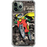 DC Comics Robin Vintage Action pose pattern iPhone 11 Pro Max Clear Case