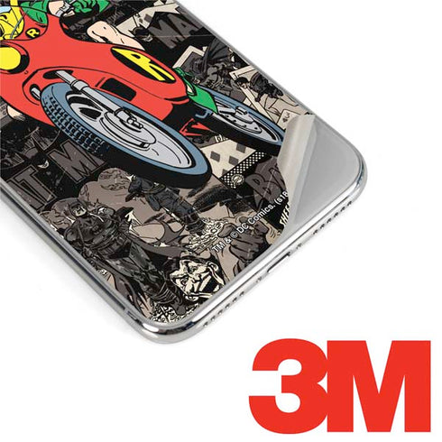 DC Comics Robin Vintage Action pose pattern iPhone 11 Pro Skin