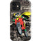 DC Comics Robin Vintage Action pose pattern iPhone 12 Impact Case
