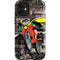 DC Comics Robin Vintage Action pose pattern iPhone 12 Mini Impact Case