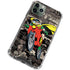 DC Comics Robin Vintage Action pose pattern iPhone 12 Pro Clear Case