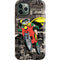 DC Comics Robin Vintage Action pose pattern iPhone 12 Pro Impact Case
