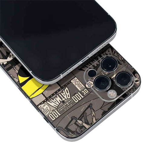 DC Comics Robin Vintage Action pose pattern iPhone 12 Pro Skin