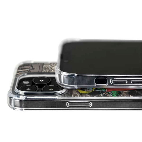 DC Comics Robin Vintage Action pose pattern iPhone 13 Pro Max MagSafe Case