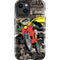 DC Comics Robin Vintage Action pose pattern iPhone 15 Plus Impact Case