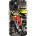 DC Comics Robin Vintage Action pose pattern iPhone 15 Plus Impact Case