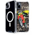 DC Comics Robin Vintage Action pose pattern iPhone 15 MagSafe Case