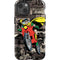 DC Comics Robin Vintage Action pose pattern iPhone 14 Impact Case